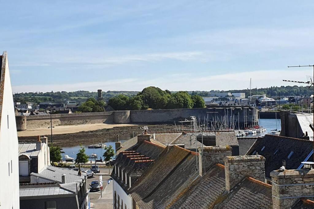 LE PHARE DE LA CROIX pleine vue mer centre ville Concarneau Buitenkant foto